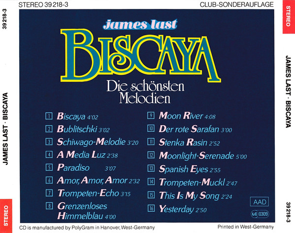 Album herunterladen James Last - Biscaya Die Schönsten Melodien