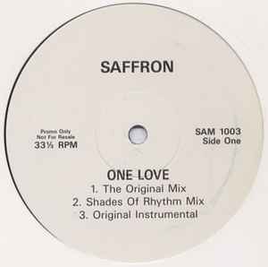 Saffron - One Love album cover
