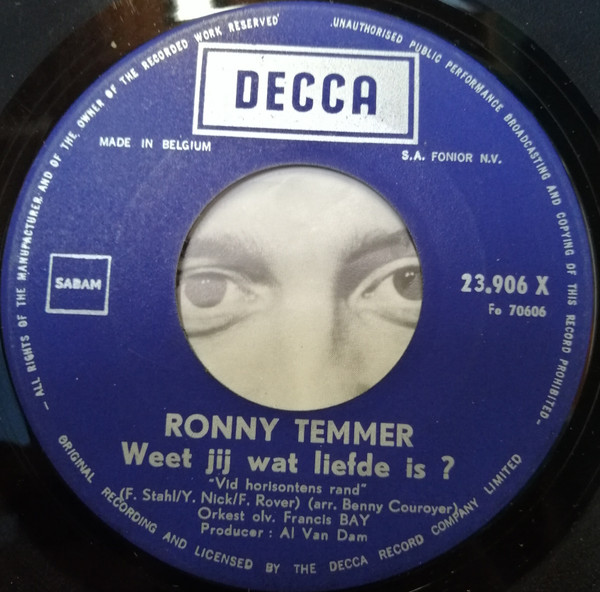 baixar álbum Ronny Temmer - Weet Jij Wat Liefde Is