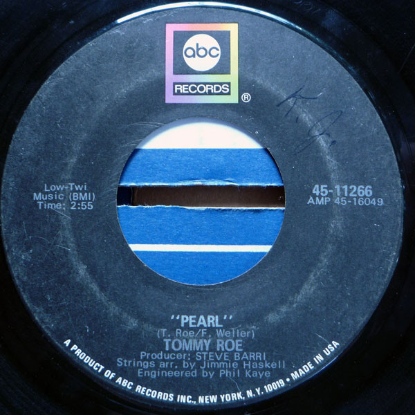 Tommy Roe – Pearl (1970, Vinyl) - Discogs