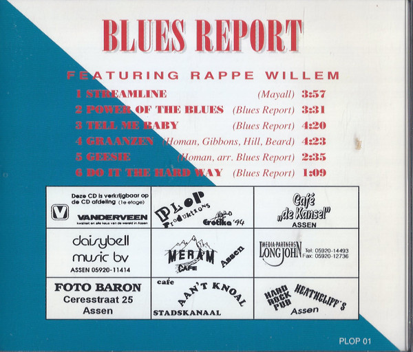 descargar álbum Blues Report, Rappe Willem - Blues Report