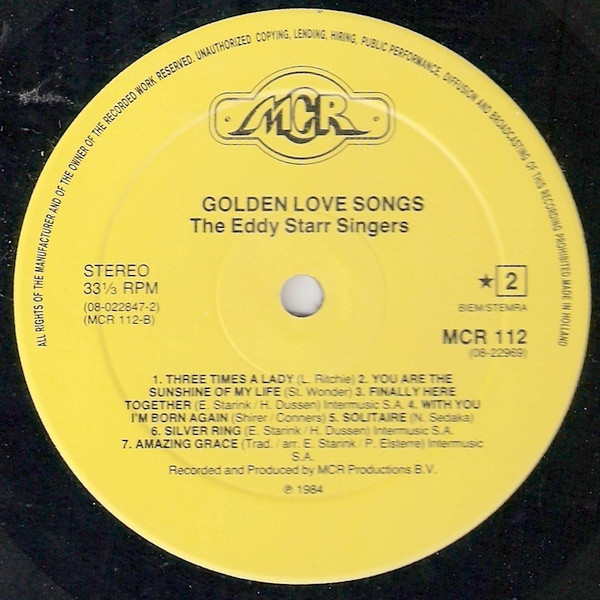 baixar álbum The Eddy Starr Singers - Golden Love Songs