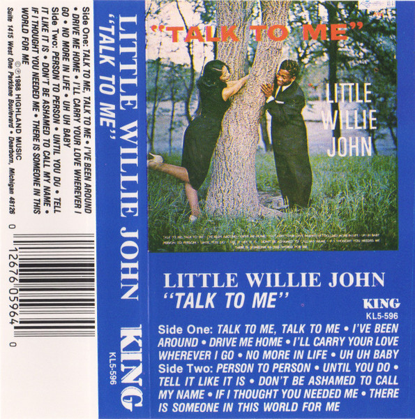 Little Willie John – Talk To Me (1988, Vinyl) - Discogs