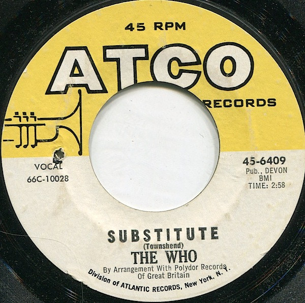 The Who – Substitute (1966, Vinyl) - Discogs