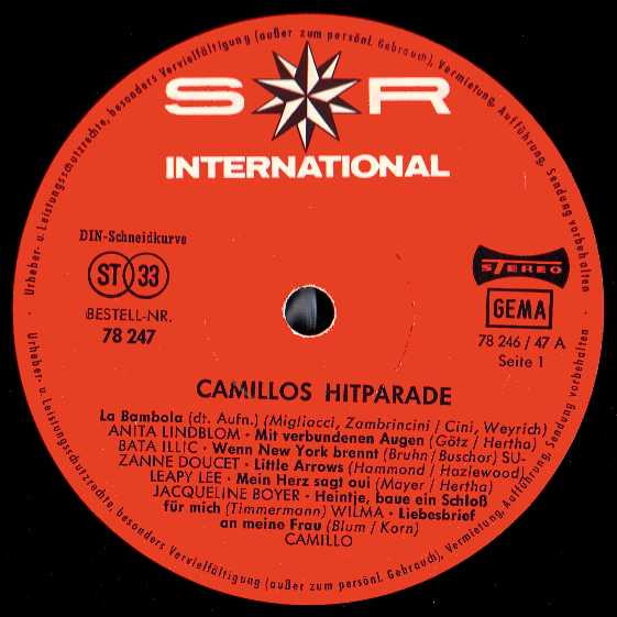 Album herunterladen Various - Camillos Hitparade