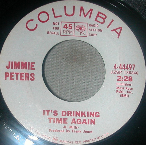 last ned album Jimmie Peters - Its Drinking Time Again