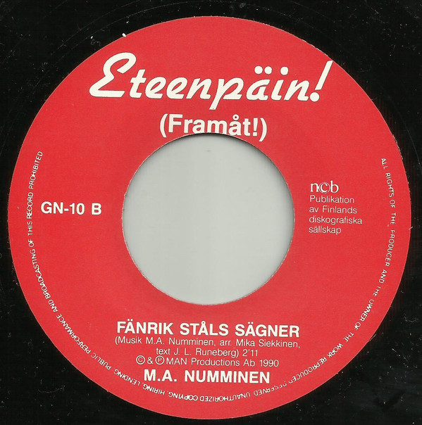 baixar álbum MA Numminen - JL Runeberg Bonden Pavo Fänrik Ståls Sägner