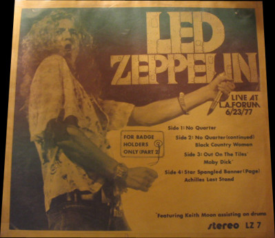 Led Zeppelin – For Badge Holders Only (Part 2) (1977, Vinyl) - Discogs