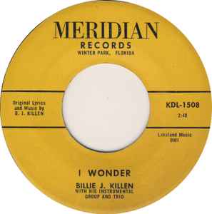 Billy J. Killen - I Wonder album cover