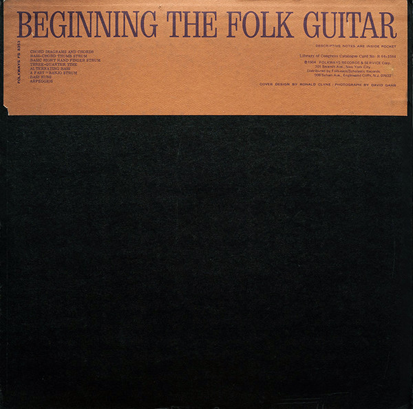 Jerry Silverman - Beginning Folk Guitar: An Instruction Record For Beginners | Folkways Records (FS 8353) - 3