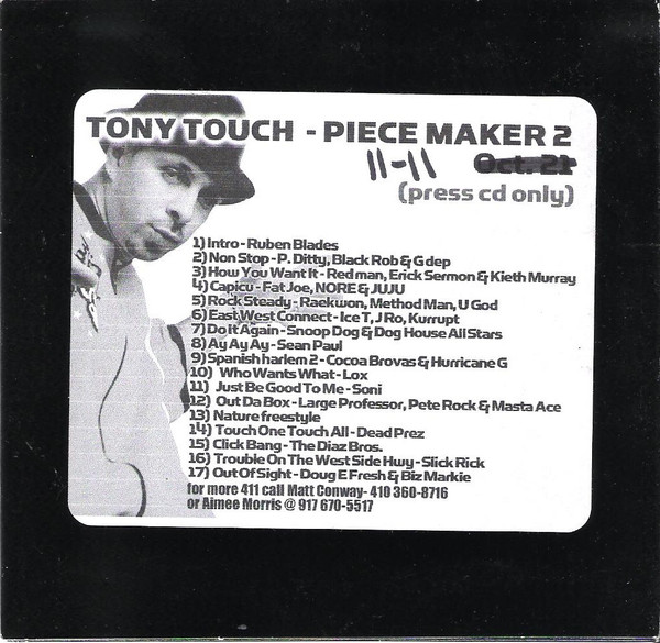 Tony Touch – The Piece Maker 2 (2004, CD) - Discogs