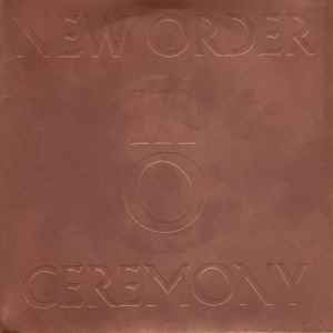 New Order - Ceremony album cover