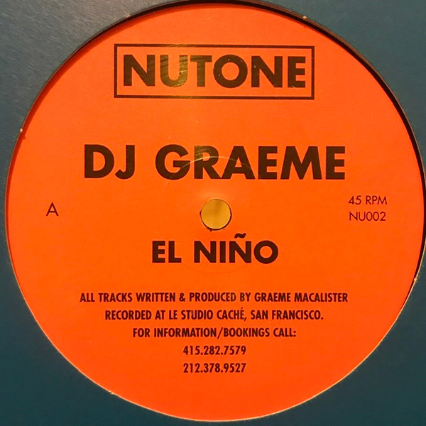 DJ Graeme – El Niño / Wildlife On One (Future) (1998, Vinyl) - Discogs