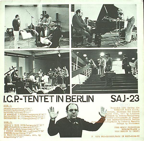 ladda ner album ICPTentet - ICP Tentet In Berlin