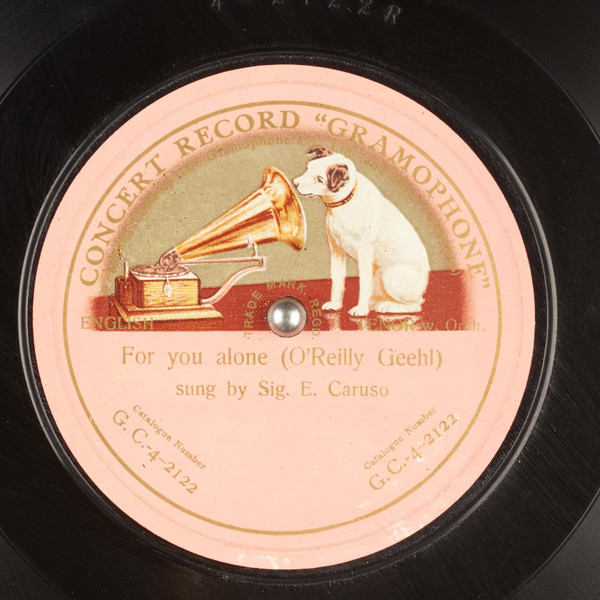 Sig. E. Caruso For You Alone 1911 Shellac Discogs