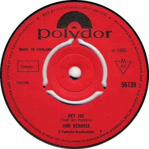 The Jimi Hendrix Experience - Hey Joe (Official Audio) 