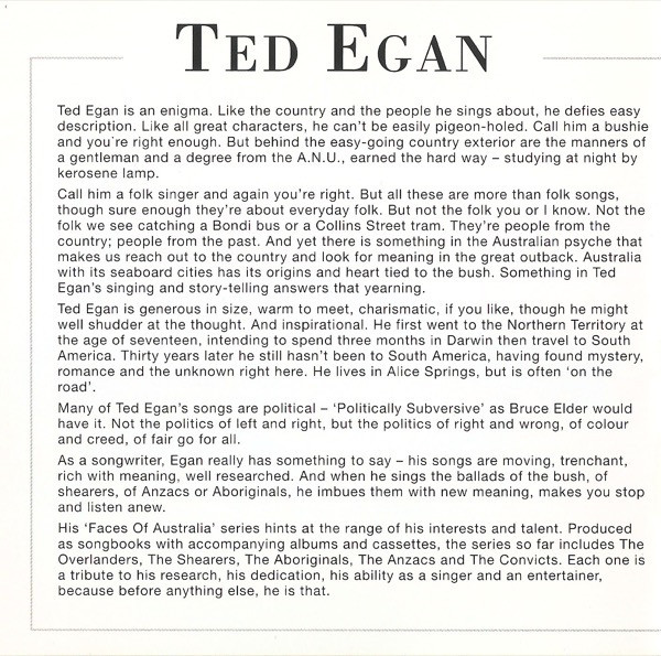 baixar álbum Ted Egan - Our Coach Captain