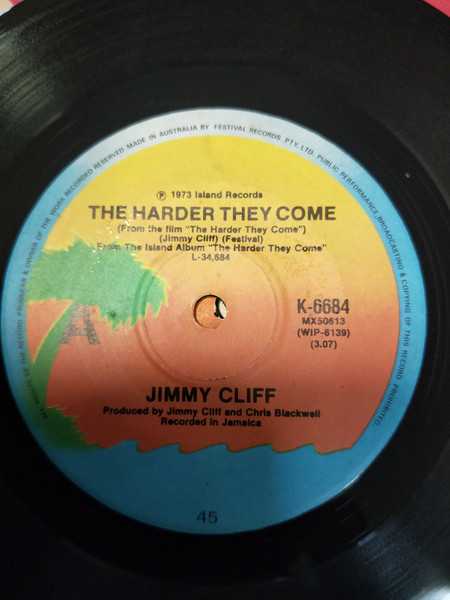 Jimmy Cliff - The Harder They Come / Many Rivers To Cross