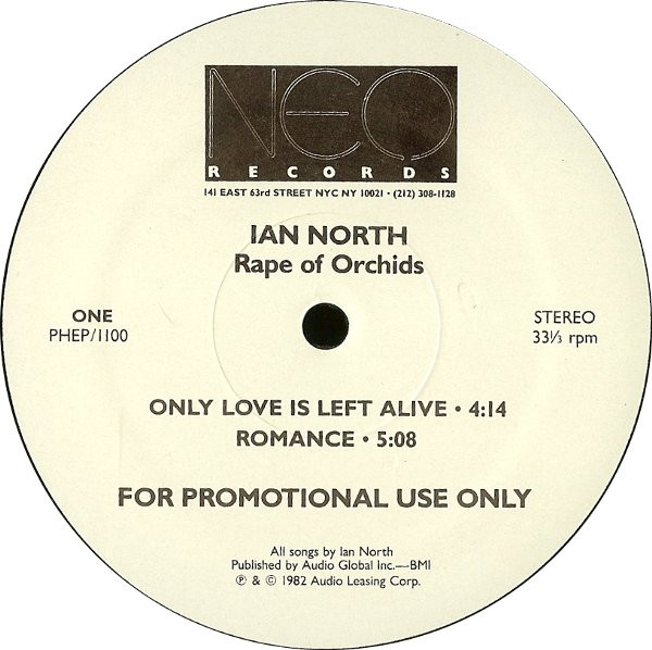 descargar álbum Ian North - Rape Of Orchids