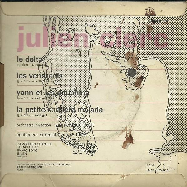 last ned album Julien Clerc - Le Delta Les Vendredis Yann Et Les Dauphins La Petite Sorcière Malade