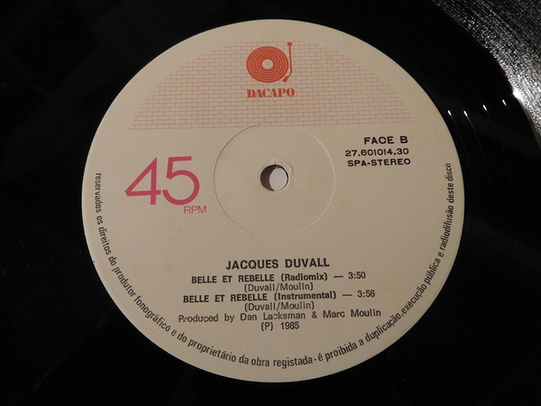 ladda ner album Jacques Duvall - Belle Et Rebelle