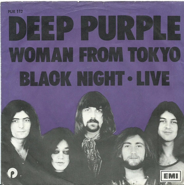 Deep Purple – Woman From Tokyo / Black Night (Live) (1973, Purple