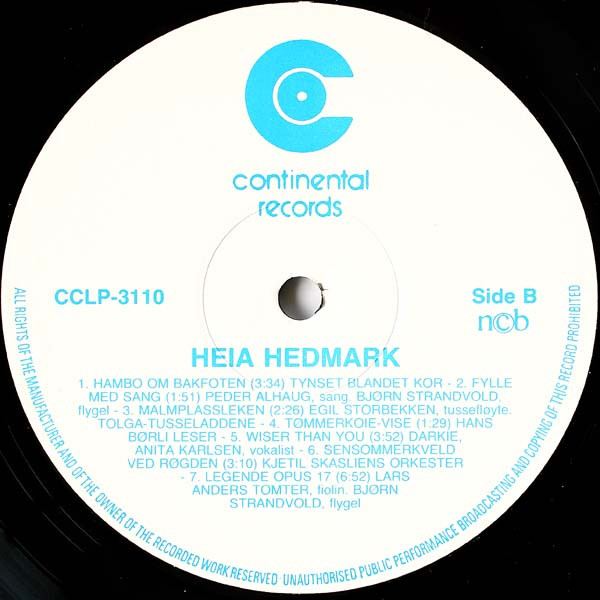 last ned album Various - Heia Hedmark