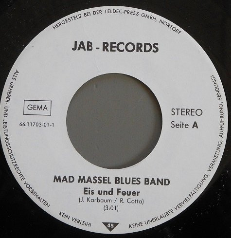 télécharger l'album Mad Massel Blues Band - Eis Und Feuer Soul Man