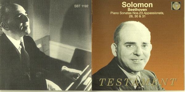 Album herunterladen Beethoven, Solomon - Piano Sonatas Nos23 Appassionata 28 30 31