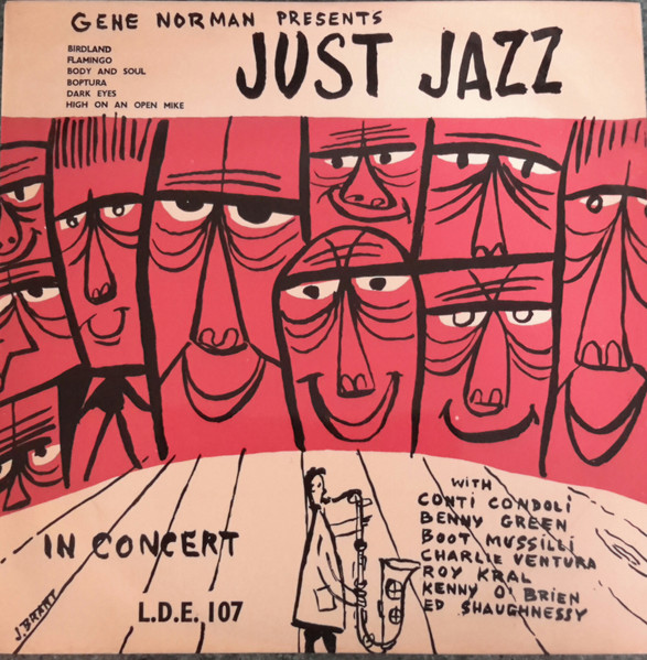 Gene Norman Presents Charlie Ventura – In Concert (1954, Vinyl