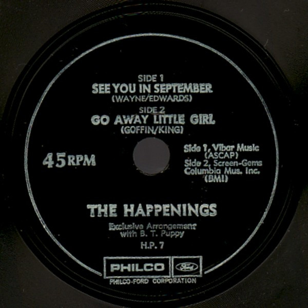 last ned album The Happenings - See You In September Go Away Little Girl