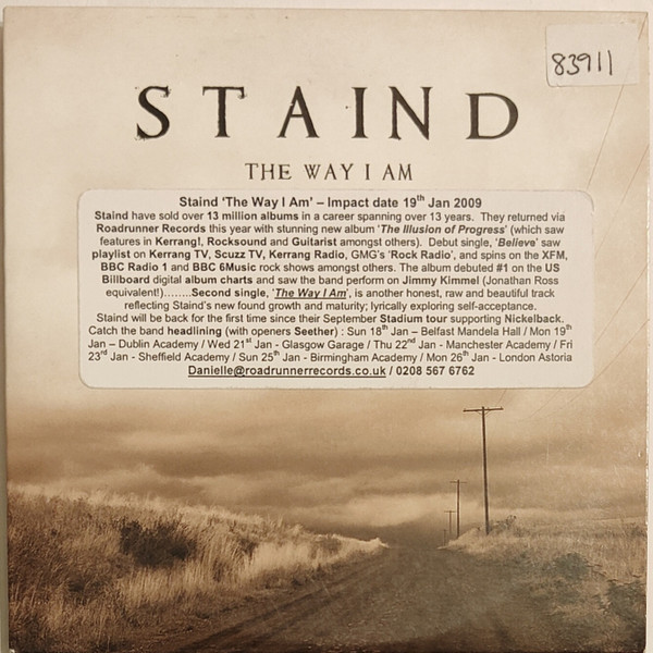 Album herunterladen Staind - The Way I Am