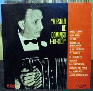 Domingo Federico - El Estilo De Domingo Federico album cover