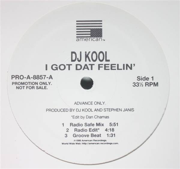 DJ Kool – I Got Dat Feelin' (1996, CD) - Discogs