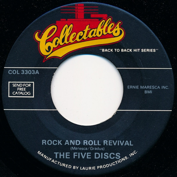 télécharger l'album The Five Discs, The Tokens - Rock And Roll Revival Please Write