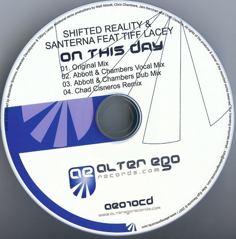 lataa albumi Shifted Reality & Santerna Feat Tiff Lacey - On This Day