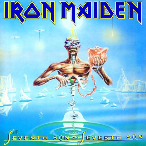 Iron Maiden Jersey Gymsack Sports Bag Seventh Son of a Seventh Son Wa Sports 