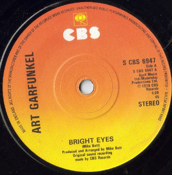 Art Garfunkel - Bright Eyes | Releases | Discogs