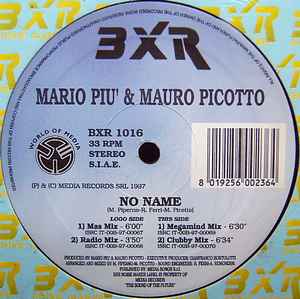 Portada de album Mario Più & Mauro Picotto - No Name