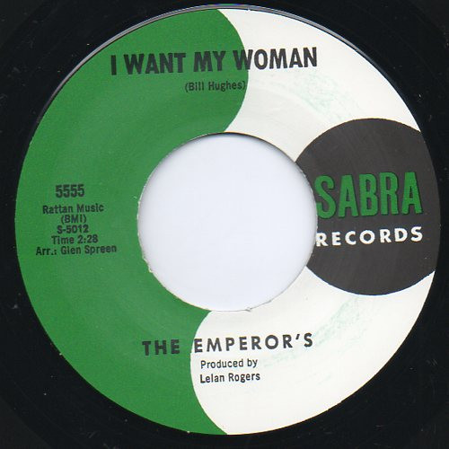 The Emperor's – I Want My Woman / And Then (1965, Vinyl) - Discogs