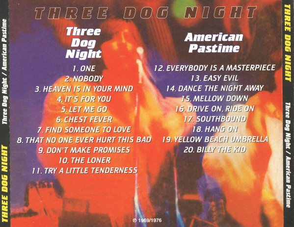 lataa albumi Three Dog Night - Three Dog Night American Pastime
