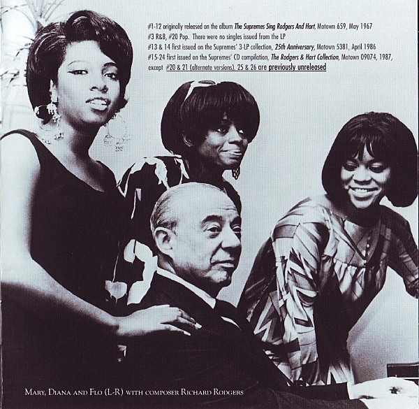 baixar álbum The Supremes - The Supremes Sing Rodgers Hart The Complete Recordings