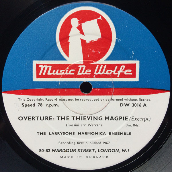 lataa albumi The Larrysons Harmonica Ensemble - The Thieving Magpie