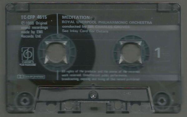 Album herunterladen Royal Liverpool Philharmonic Orchestra Sir Charles Groves - Meditation