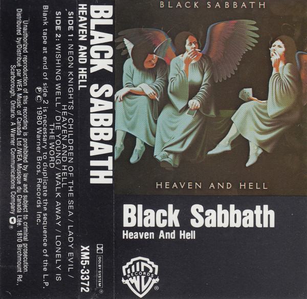 Black Sabbath – Heaven And Hell (1980, Black shell, Dolby