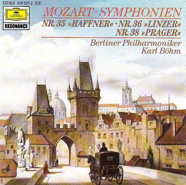 Album herunterladen Mozart, Berliner Philharmoniker, Karl Böhm - Symphonien Nr 35 Haffner Nr 36 Linzer Nr 38 Prager