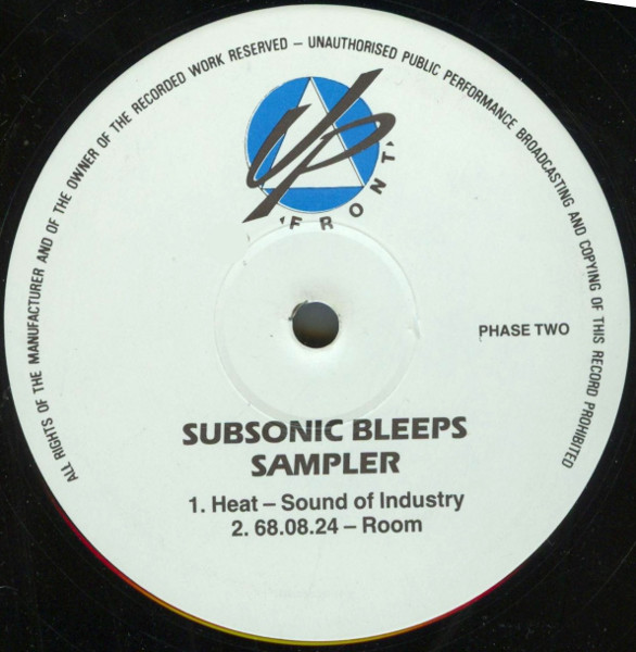 Various - Subsonic Bleeps Sampler | Upfront (UP FRONT PROMO) - 2