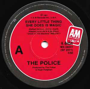 The Police – Every Little Thing She Does Is Magic (1981, Vinyl 