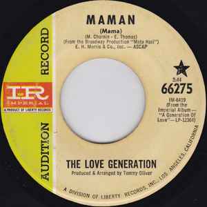 The Love Generation (2) - Maman (Mama) / W. C. Fields album cover