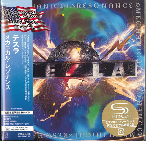 Tesla – Mechanical Resonance (2009, SHM-CD, Cardboard sleeve